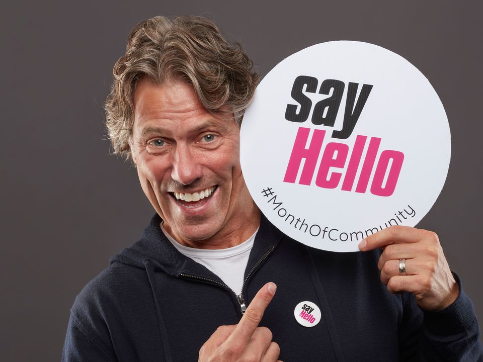 John Bishop hopes to encourage conversation with the Say Hello campaign (Month of Community/PA)