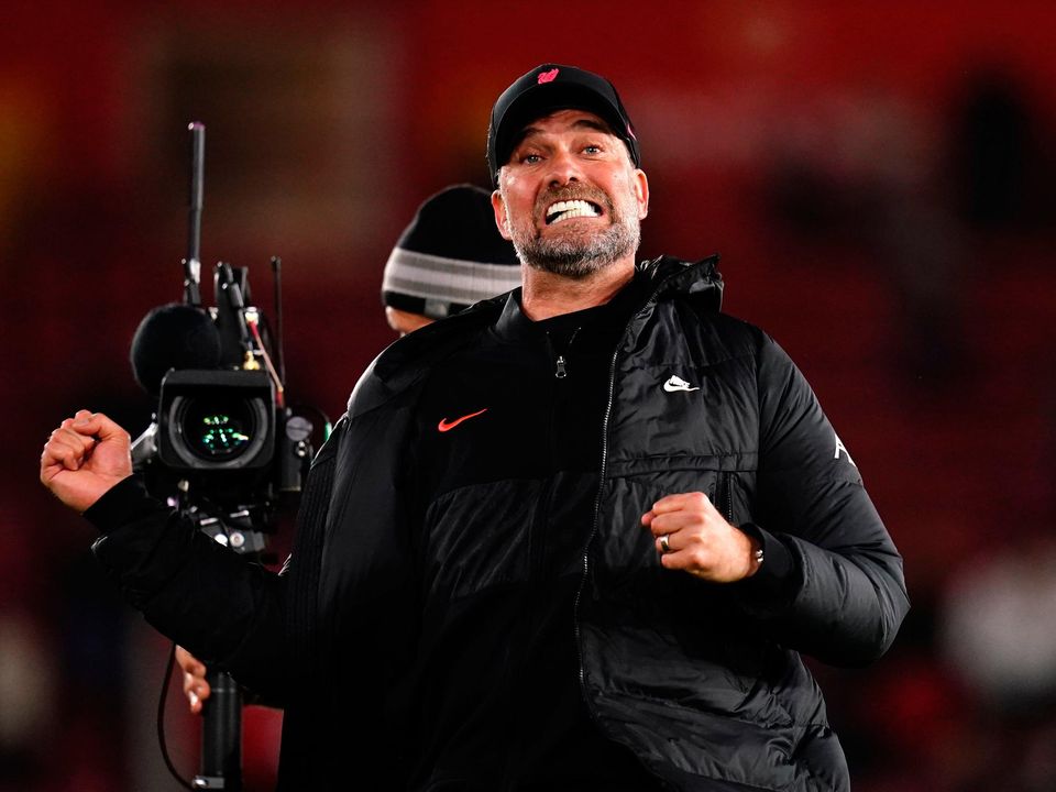 Jurgen Klopp's Liverpool team have been using Zone7’s technology since the start of this current season. The platform analyses player information, including in-game and training data, as well as biometric, strength, sleep, flexibility and stress levels. Photo: PA/Reuters