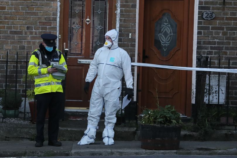 Gardai at the scene. Photo: Brian Lawless/PA Wire