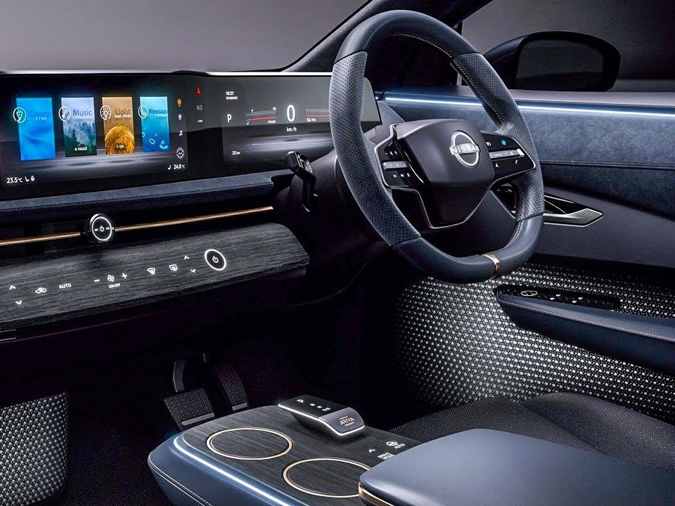 The interior is luxurious, spacious and rammed full of tech and gadgets
