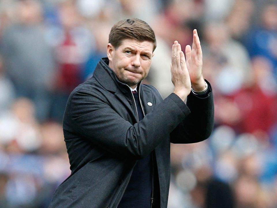 Aston Villa manager Steven Gerrard
