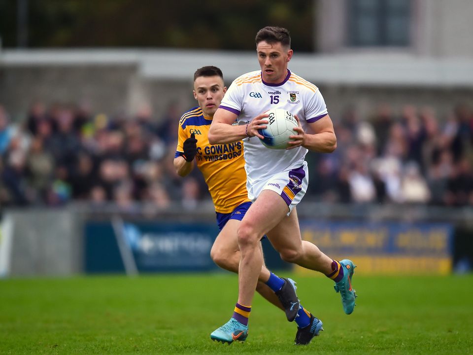 Shane Walsh of Kilmacud Crokes in action against Eoin Murchan of Na Fianna in the Dublin County Final. Photo: Daire Brennan/Sportsfile