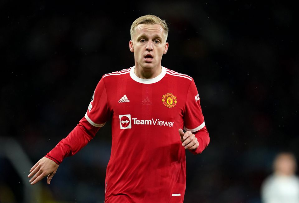Donny van de Beek has so far struggled to make an impact at Manchester United (Martin Rickett/PA)