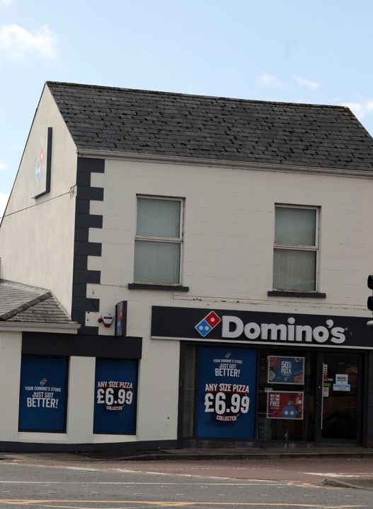 Domino's Pizza shop on the Dublin Road in Enniskillen town