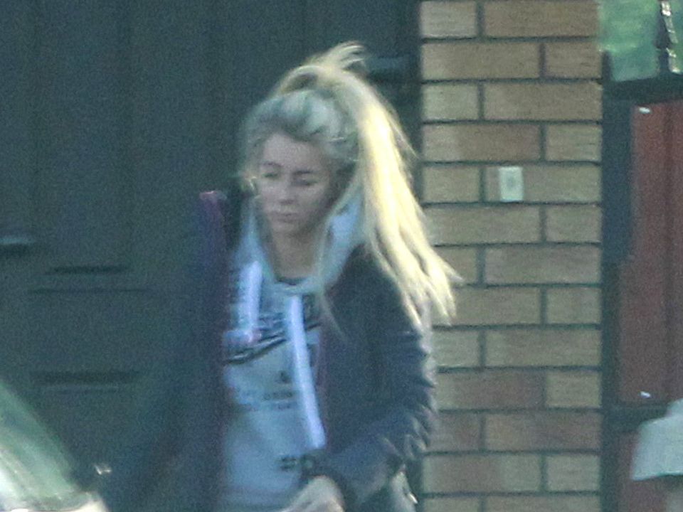 Ciara pictured outside the house in Coolock which will now be sold by CAB