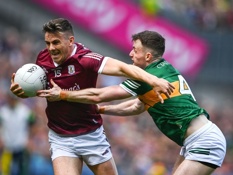 Will Kerry's Tom O'Sullivan be handed the task of curbing Galway's Shane Walsh again during this weekend's National League clash in Salthill Photo by David Fitzgerald/Sportsfile