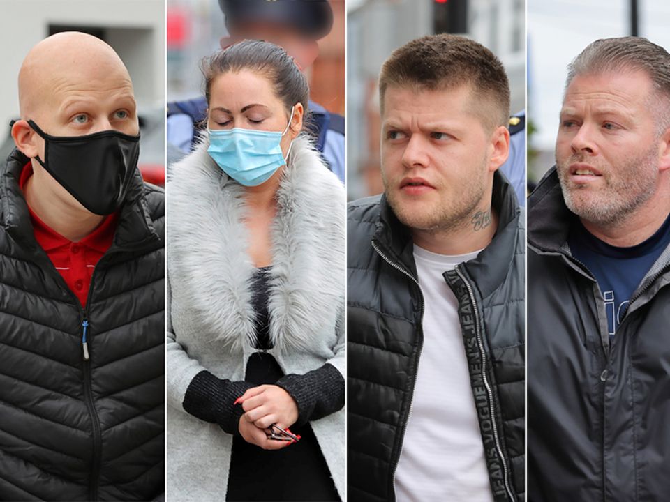 At court yesterday were Patrick Lawrence, David Lawrence, Rebecca Lawrence, Daniel Lawrence and Joe Lawrence