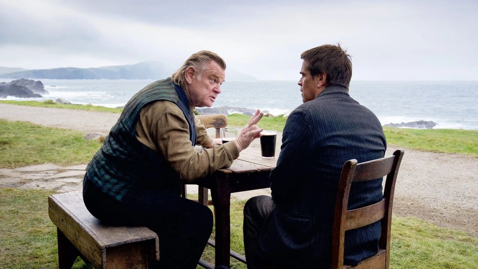 Colin with fellow nominee Brendan Gleeson in The Banshees of Inisherin