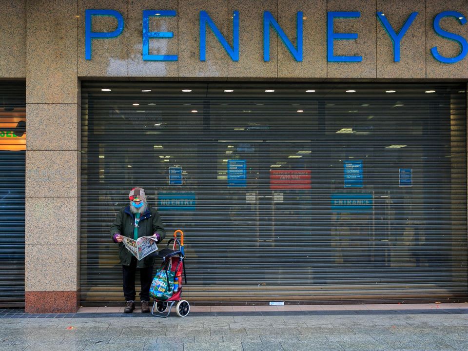 Penneys on Dublin's O'Connell St during the pandemic. Photo: Gareth Chaney/Collins