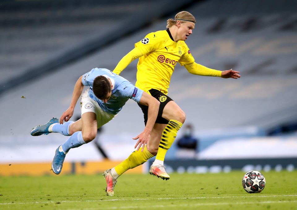 Erling Haaland will soon be in a Manchester City shirt (Nick Potts/PA)