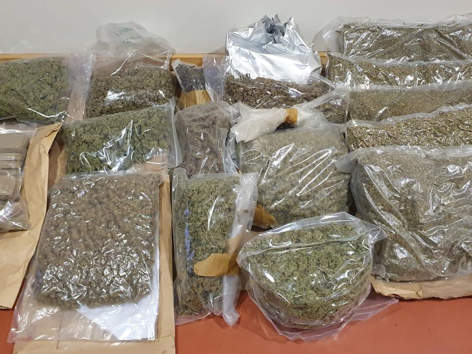 Part of the drugs haul in Cork