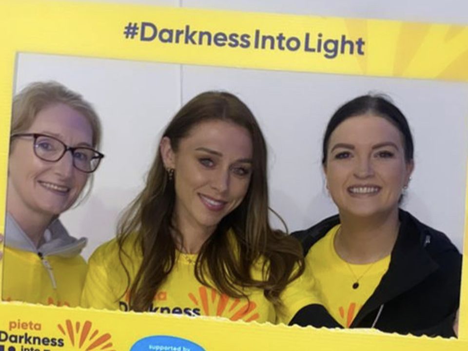 Una Healy takes part in Darkness into Light 2022