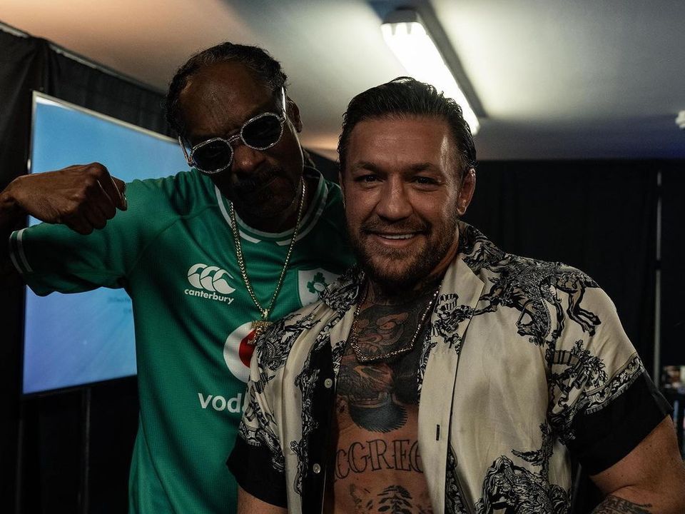 McGregor with Snoop Dogg