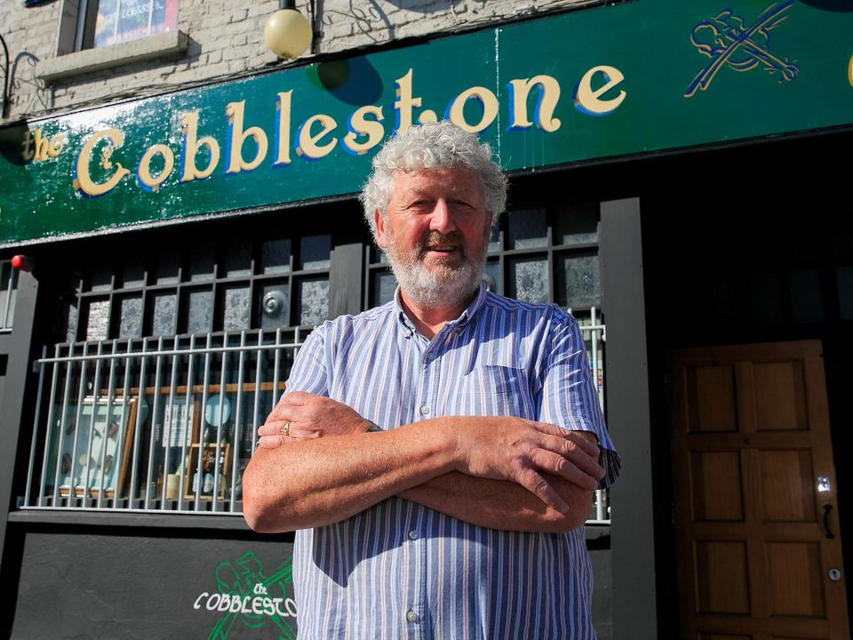 Publican Tom Mulligan of The Cobblestone pub in Smithfield, Dublin. Photo: Gareth Chaney/Collins