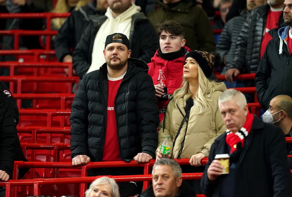 The title battle between City and Liverpool has put Manchester United fans in an awkward position (Martin Rickett/PA)