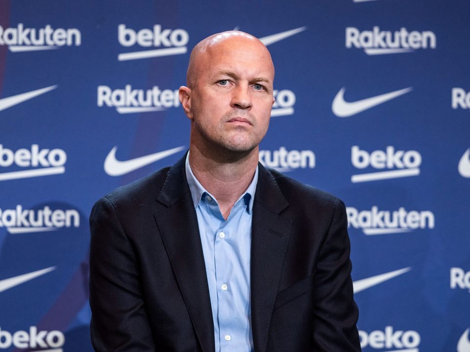 Barcelona sporting director Jordi Cruyff spent four years at Manchester United. Photo: Getty