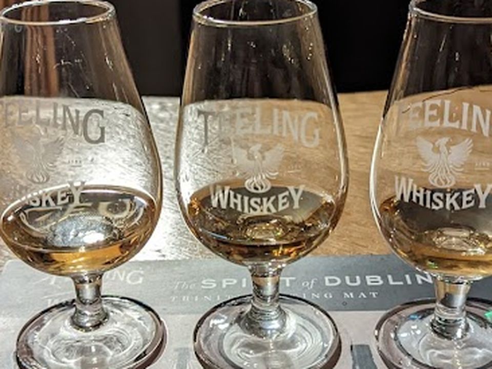 Teeling whiskey tasting