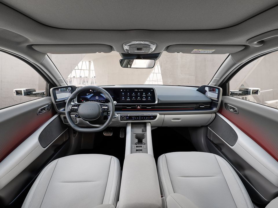 The interior of the Hyundai Ioniq 6 is extremely upmarket