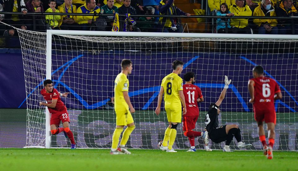 Liverpool beat Villarreal in the semi-finals (Adam davy/PA)