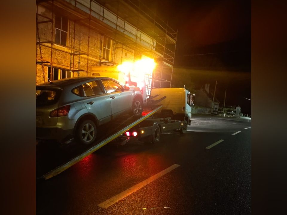 The driver was arrested and the car was seized by gardaí
