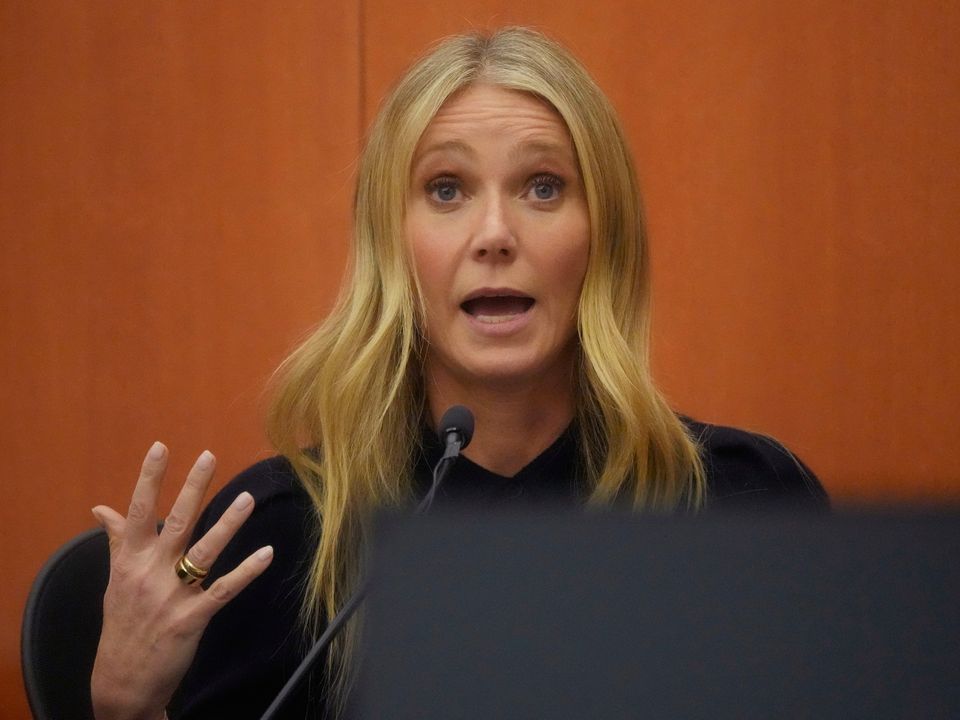 Actress Gwyneth Paltrow pictured today in Utah. (AP Photo/Rick Bowmer, Pool)
