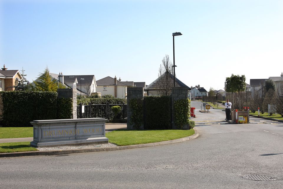 The gated estate of Drumnigh Woods