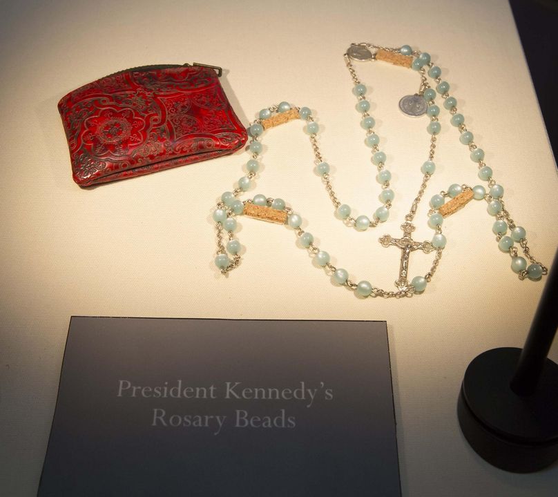 JFK’s rosary beads on display in the Wexford homestead