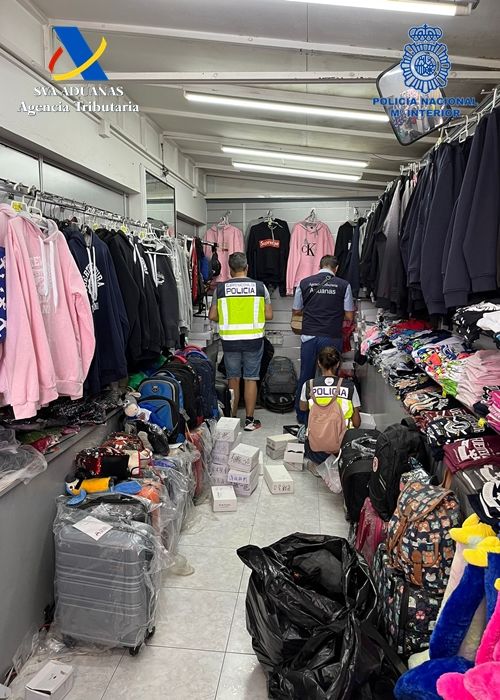 Five tons of rip-off gear was seized