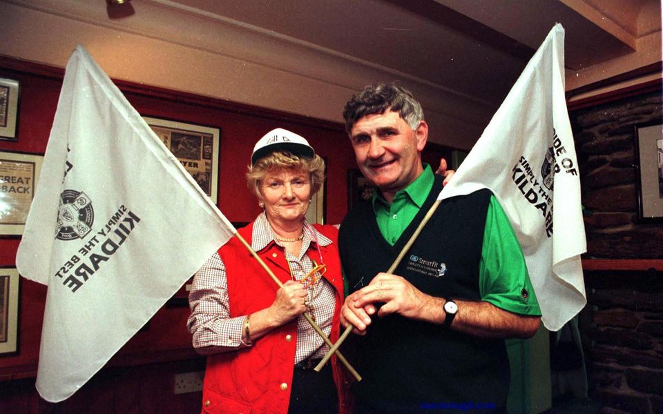 Mick O’Dwyer in 1996 with his late wife Mary Carmel, who passed away in 2012