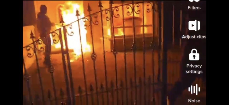A gang of thugs set fire to a family home this week amid fears of escalating violence in Ennis, Co Clare.