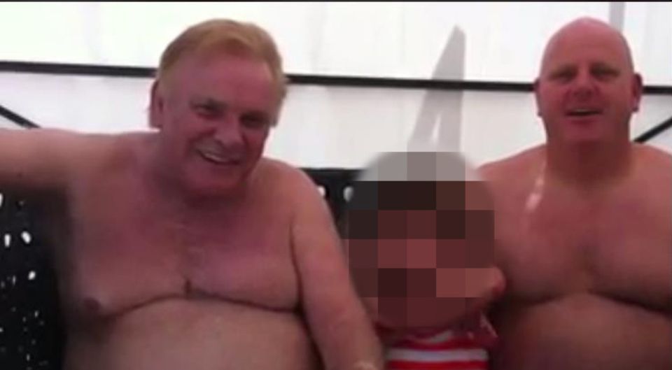 Johnny Morrissey with comedian Freddie Starr