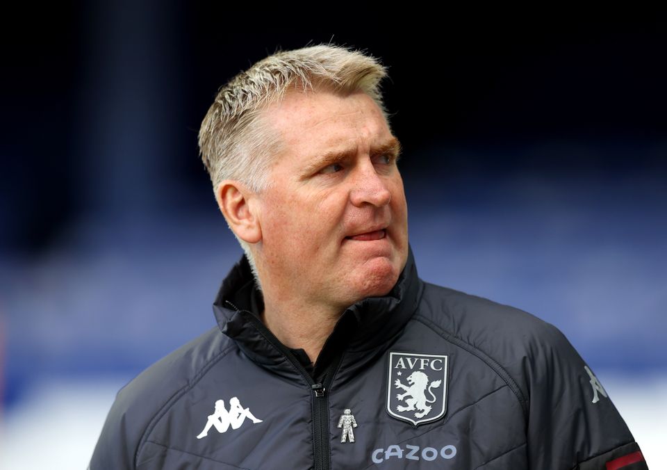 Dean Smith could suffer relegation against his former club Aston Villa (Naomi Baker/PA)