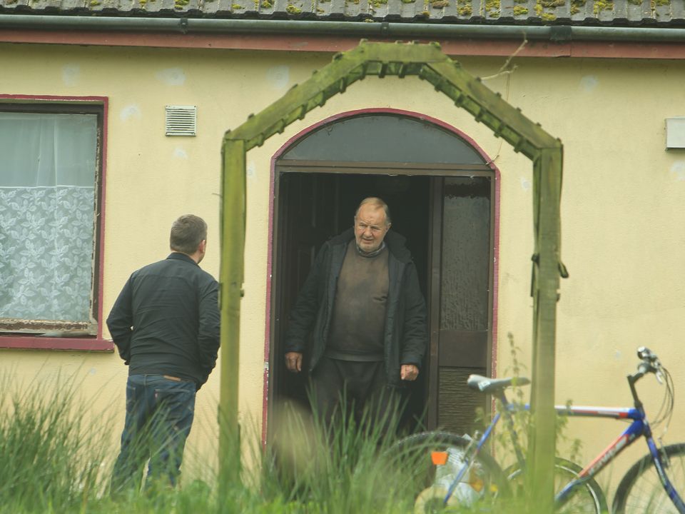 Thomas Golden greets our reporter Alan in Co Mayo