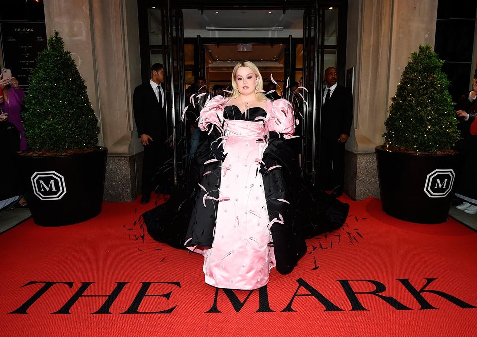 NEW YORK, NEW YORK - MAY 02: Nicola Coughlan departs The Mark Hotel for 2022 Met Gala on May 02, 2022 in New York City. (Photo by Ilya S. Savenok/Getty Images for The Mark)
