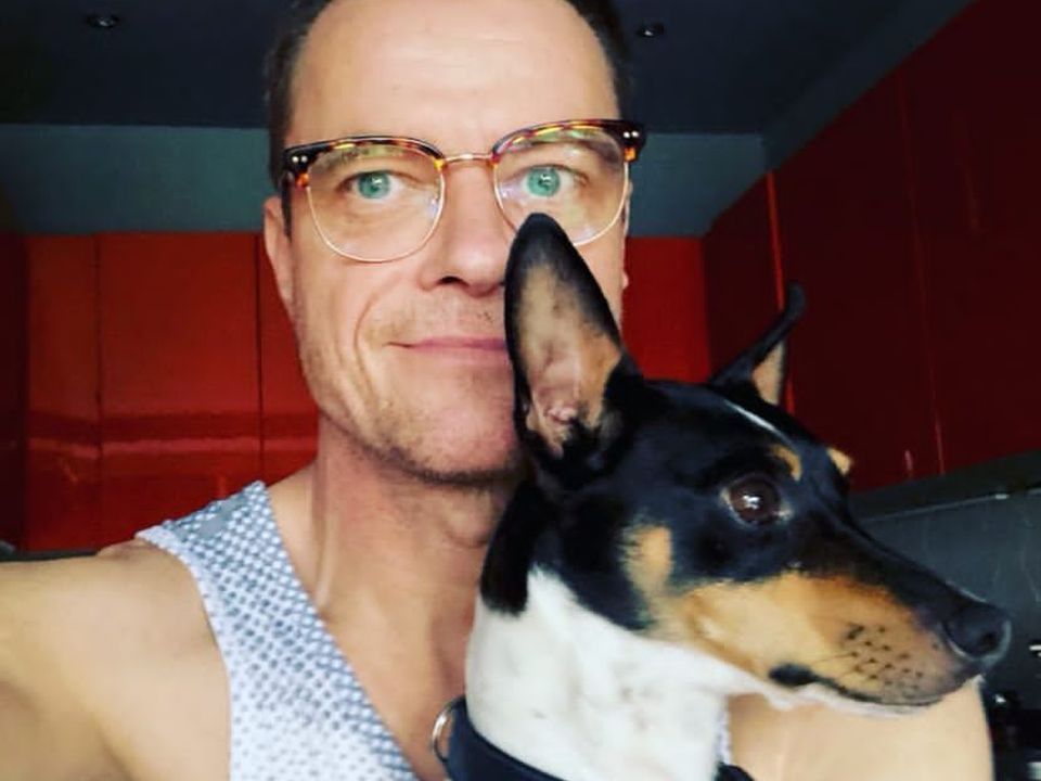 Rory O’Neill with his Jack Russell terrier Penny