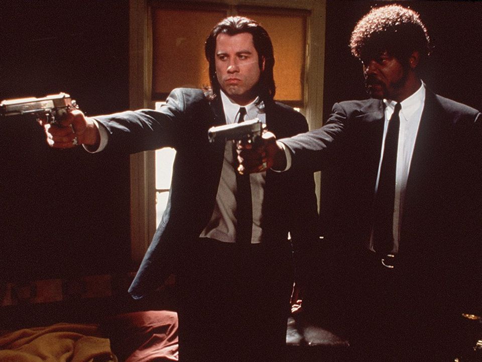 John Travolta and Samuel L Jackson in Pulp Fiction