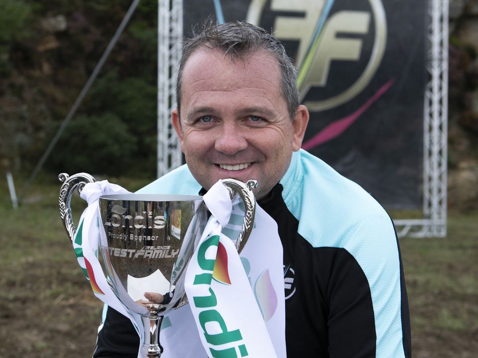 Davy with the Ireland’s Fittest Family trophy