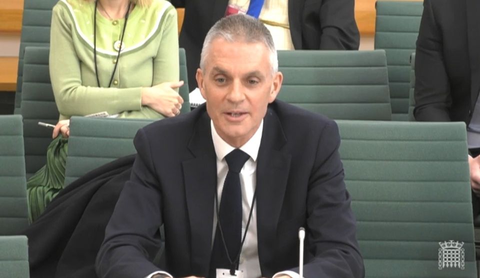 The BBC’s director-general Tim Davie has said he would rather produce less content than compromise on quality (House Of Commons/PA)
