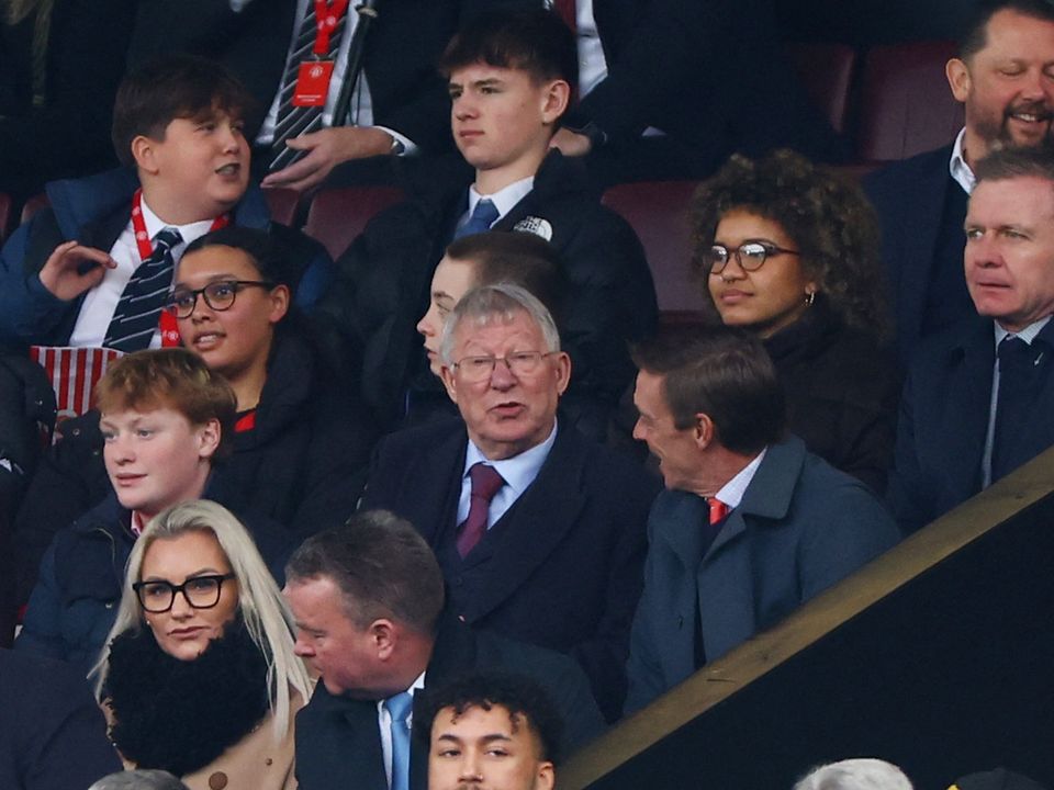 Former Manchester United manager Alex Ferguson. Photo: Molly Darlington/Reuters