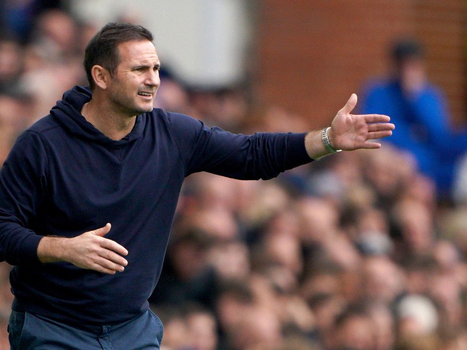 Everton manager Frank Lampard admits the feelgood feeling after victory over Chelsea did not last long (Peter Byrne/PA)