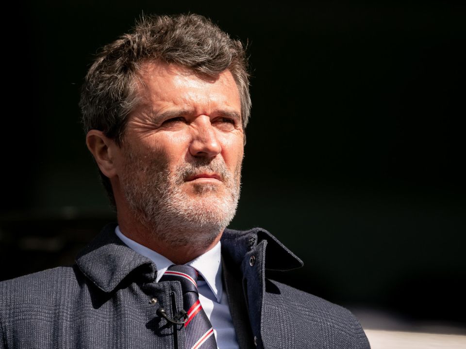 Roy Keane not impressed by Southgate's decision to pick Jordan Henderson. (Photo by Ash Donelon/Manchester United via Getty Images)