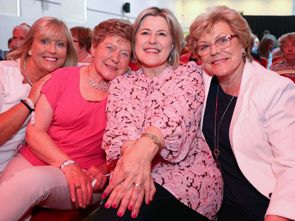 Daniel O'Donnell fans Mary Nolan, Theresa White, Audrey White and Anne Ryan at Daniel O'Donnell's gig for Andrew McGinley's As Darragh Did charity. Picture: Damien Eagers