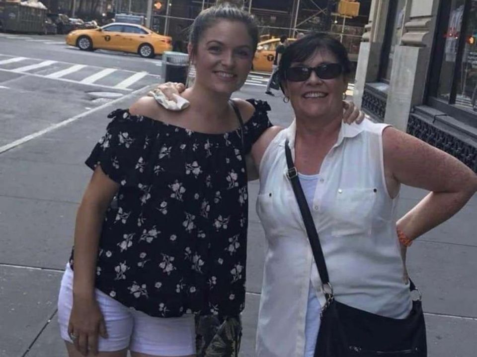 Denise with her mother Deirdre