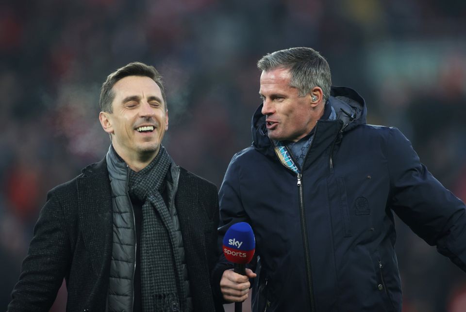 Gary Neville and Jamie Carragher Action Images via Reuters/Carl Recine