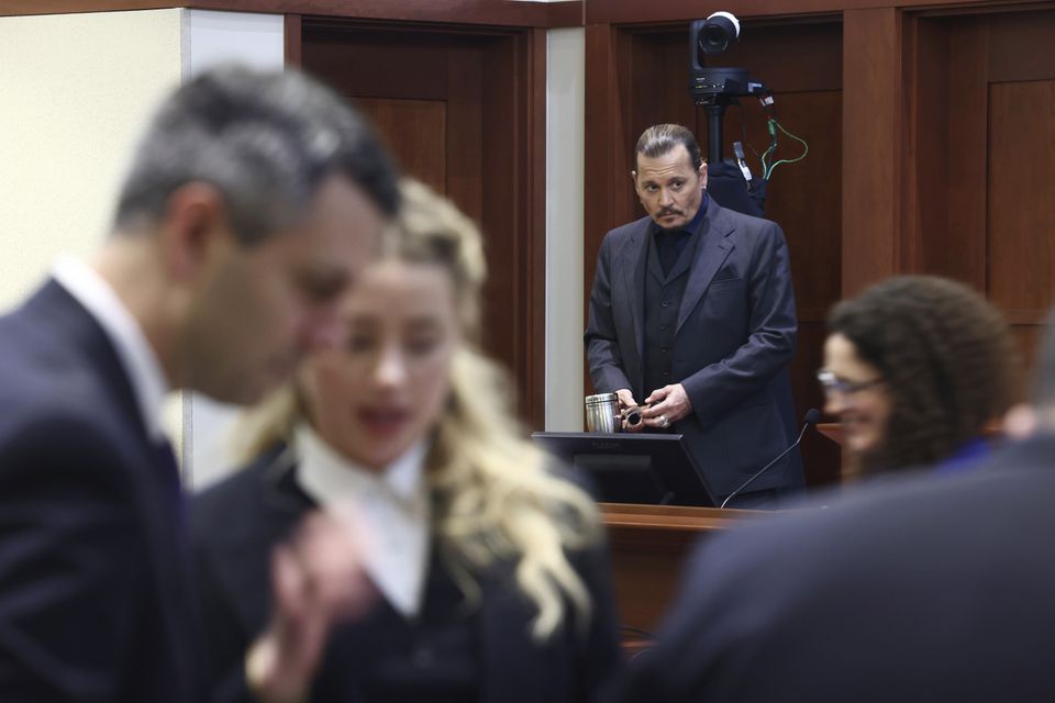 Mr Depp has denied he has ever physically assaulted Ms Heard (Jim Lo Scalzo/AP)