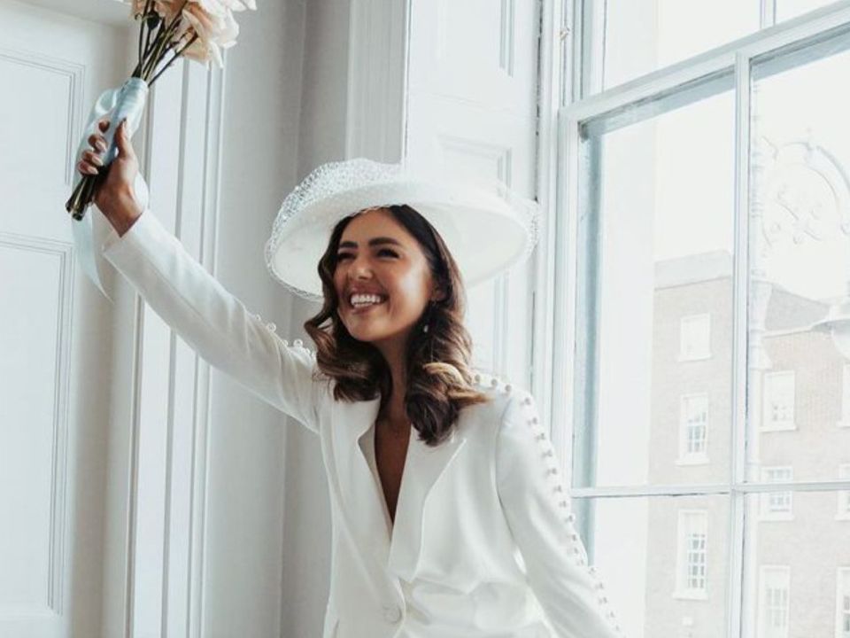 Bonnie can’’t hide her delight at finally getting to marry fiancé John