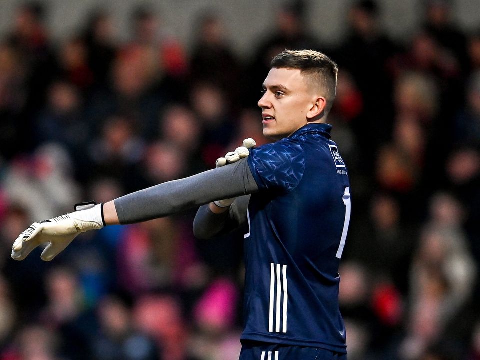 Dublin goalkeeper David O'Hanlon has had an impressive rookie season so far. Photo: Ramsey Cardy/Sportsfile
