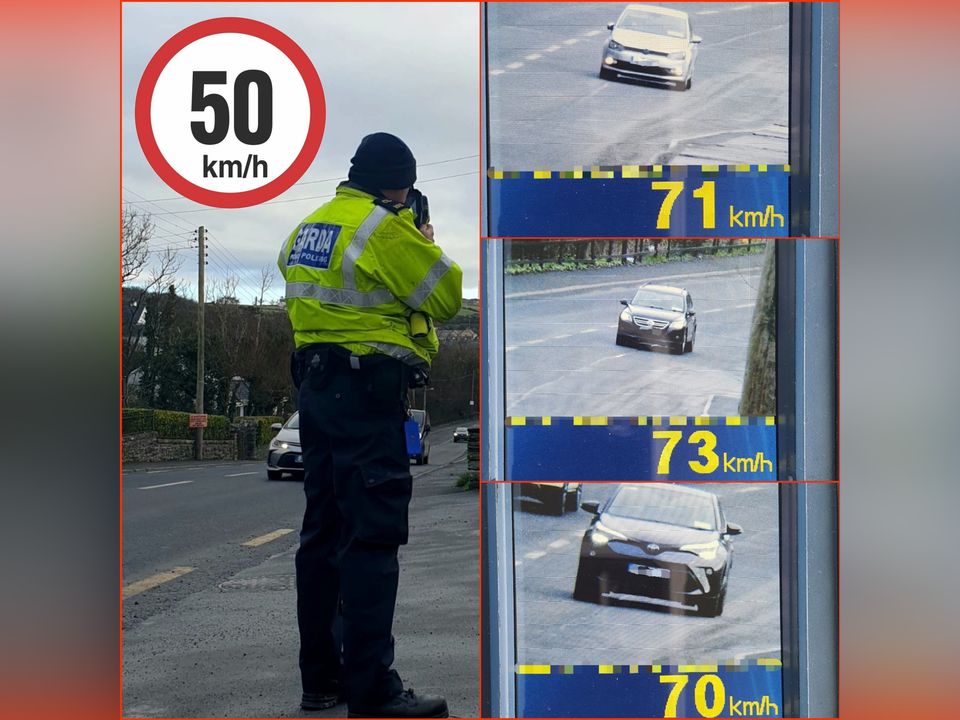 Gardaí in Ennistymon today detected a number of drivers travelling over the 50km/h limit