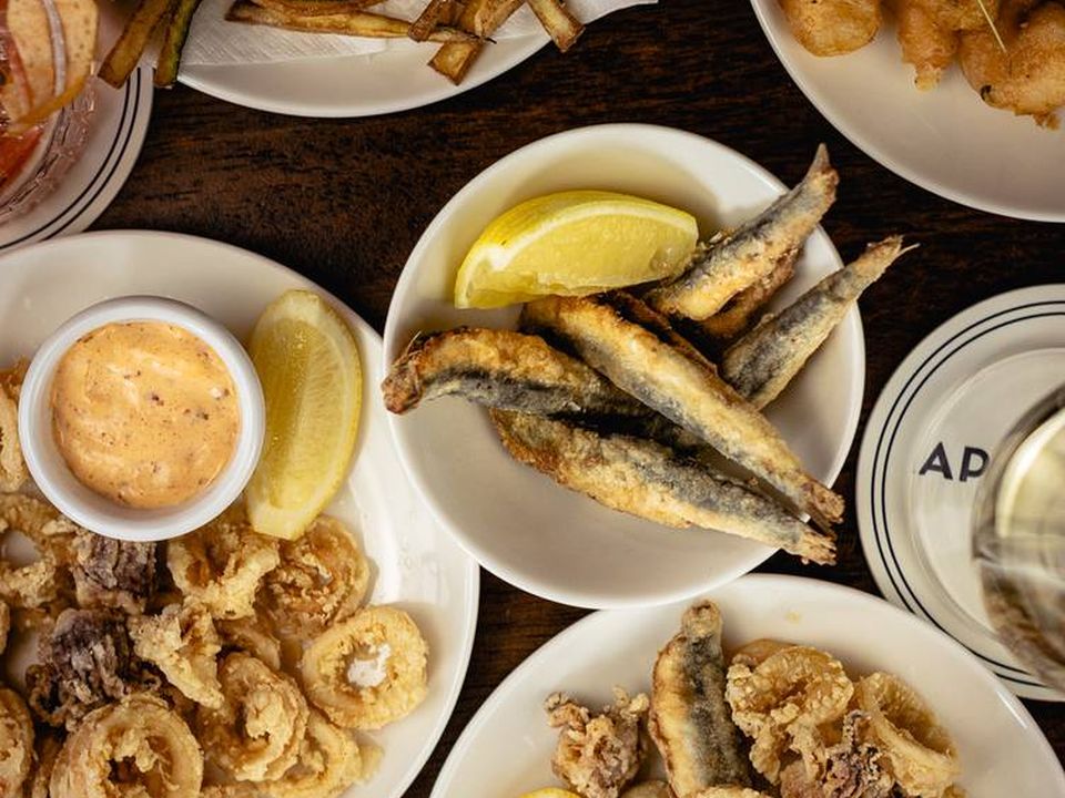 Deep-fried baby sardines