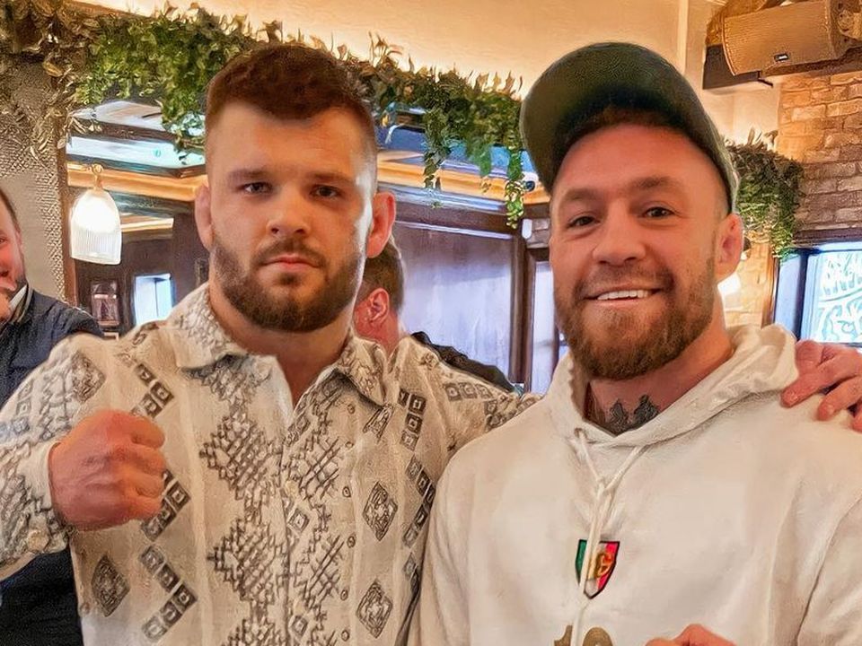 Conor McGregor with Moldovan MMA star Kosti Gnusariov